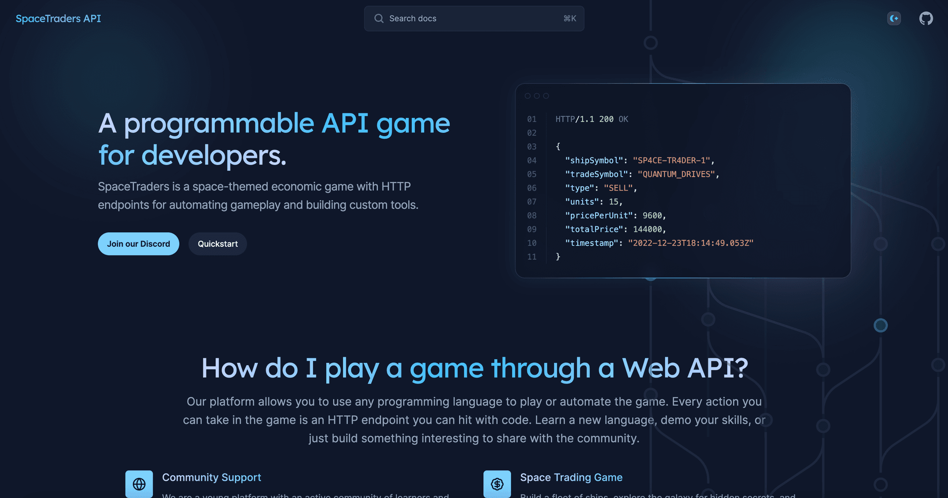 Spacetraders API